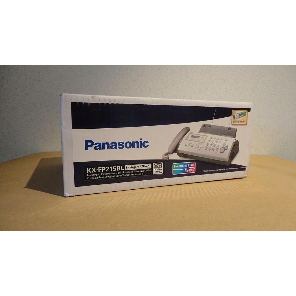 Panasonic KX-FP215BL (argent/silver) Fax Compact + Répondeur Numérique Confort